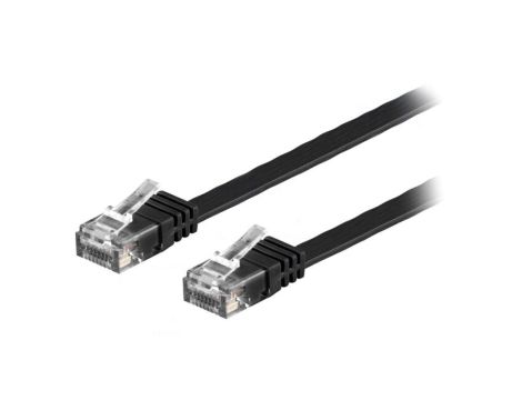 F.U/UTP6-CU-070BK Patch cord U/UTP 6 linka Cu PVC czarny 7m 32AWG