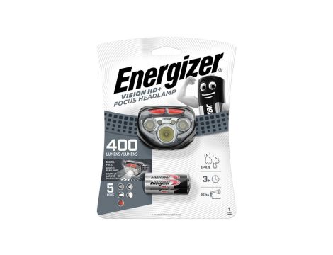 Latarka czołowa, czołówka Energizer Vision Headlight HD+ Focus 400 lumenów