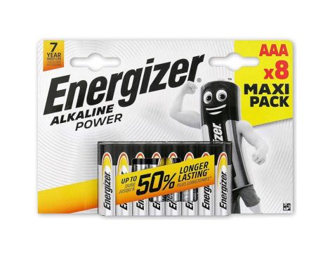 bateria alkaliczna Energizer Alkaline Power LR03/AAA - 8 sztuk