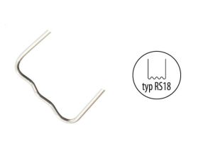 Zszywki 0.8mm rs18 do plastiku 100 szt.