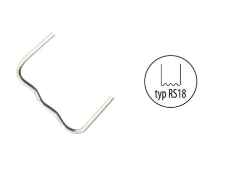 Zszywki 0.8mm rs18 do plastiku 100 szt.