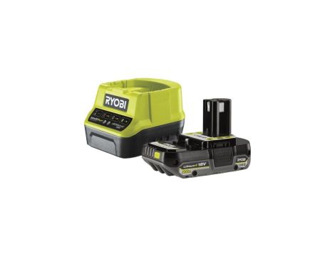 Akumulator li-ion 18v 2ah + ładowarka ryobi one+ rc18120-120c