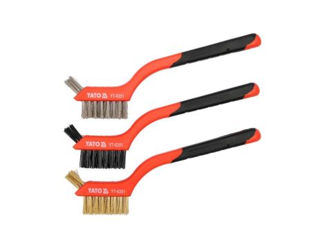 ZESTAW SZCZOTEK DRUCIANYCH 3CZ