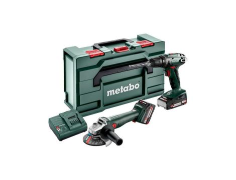 ZESTAW COMBO 18V BS18+W18 L9-125 1*2.0AH 1*4.0AH