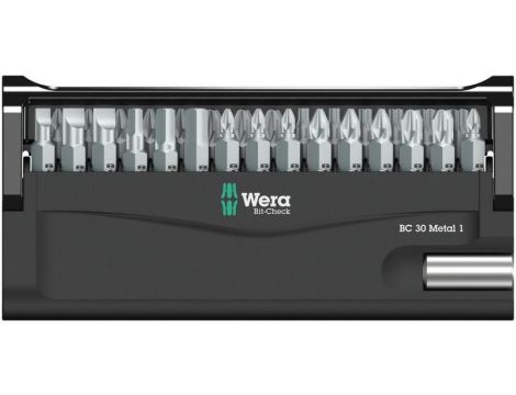 ZESTAW BITÓW BIT-CHECK 30 METAL 1 SB, 30 CZ.