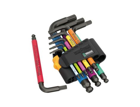 ZESTAW KLUCZY TRZPIENIOWYCH 950/9 HEX-PLUS MULTICOLOU 9CZR