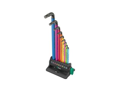ZESTAW KLUCZY TRZPIENIOWYCH 950/9 HEX-PLUS MULTICOLOU 3 9CZR