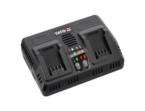 INTELIGENTNA ŁADOWARKA PODWÓJNA 18V (2,4-4,5A)