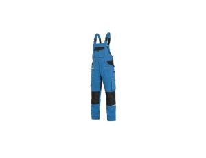 Spodnie cxs ogrodniczki stretch niebiesko-czarne rozmiar 58