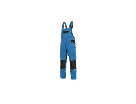 SPODNIE CXS OGRODNICZKI STRETCH NIEBIESKO-CZARNE ROZMIAR 58