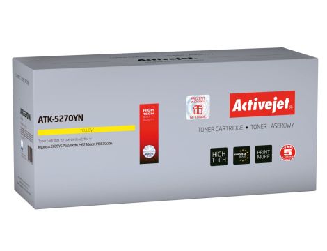 Toner Activejet ATK-5270YN (zamiennik Kyocera TK-5270Y Supreme 6000 stron żółty)