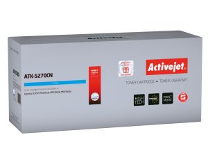 Toner Activejet ATK-5270CN (zamiennik Kyocera TK-5270C Supreme 6000 stron niebieski)