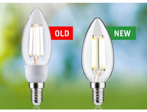 Źródło światła LED Świeczka E14 525lm 2,5W 4000K 230V przeźroczysty / szkło - 5