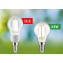 Źródło światła LED G45 E14 525lm 2,5W 3000K 230V przeźroczysty / szkło - 6