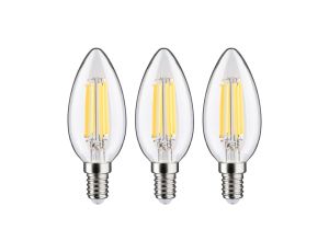 Źródło światła LED Świeczka 3x E14 525lm 2,5W 3000K 230V przeźroczysty / szkło - image 2