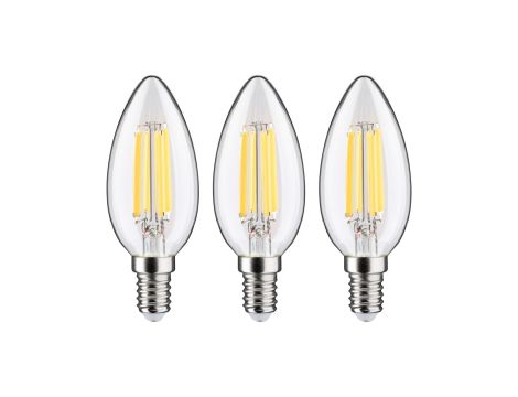 Źródło światła LED Świeczka 3x E14 525lm 2,5W 3000K 230V przeźroczysty / szkło - 2