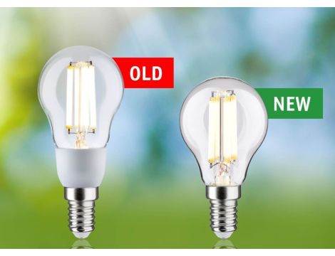 Źródło światła LED G45 3x E14 525lm 2,5W 3000K 230V przeźroczysty / szkło - 5