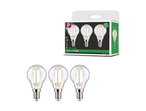 Źródło światła LED G45 3x E14 525lm 2,5W 3000K 230V przeźroczysty / szkło - 4