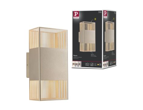 Oprawa elewacyjna THARIN LED 2 X 3,7W 640lm 3000K IP44 230V złoty / metal - 8