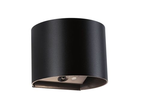 Mobilna lmapa ścienna NYORA LED z czujnikiem 2x1W góra/dół 3000K 2x165lm USB-C Aku IP44 czarny / aluminium / tworzywo sztuczne - 2