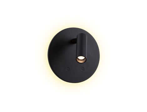 Mobilna lampa ścienna AIORA LED DIM 0,7W + backlight 0,6W 2700K 78 + 82lm USB-C Aku czarny / tworzywo sztuczne - 2