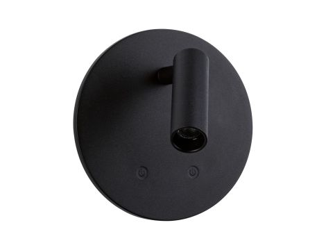 Mobilna lampa ścienna AIORA LED DIM 0,7W + backlight 0,6W 2700K 78 + 82lm USB-C Aku czarny / tworzywo sztuczne - 3