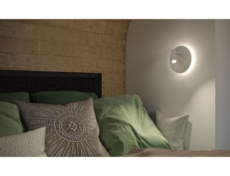 Mobilna lampa ścienna AIORA LED DIM 0,7W + backlight 0,6W 2700K 78 + 82lm USB-C Aku biały / tworzywo sztuczne - 10