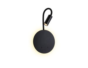 Mobilna lampa ścienna MIORA LED DIM 0,7W + backlight 0,6W 2700K 78 + 82lm USB-C Aku czarny / tworzywo sztuczne - image 2
