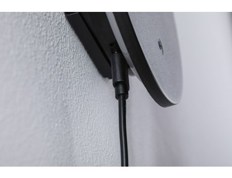 Mobilna lampa ścienna MIORA LED DIM 0,7W + backlight 0,6W 2700K 78 + 82lm USB-C Aku czarny / tworzywo sztuczne - 6