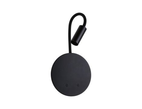 Mobilna lampa ścienna MIORA LED DIM 0,7W + backlight 0,6W 2700K 78 + 82lm USB-C Aku czarny / tworzywo sztuczne - 3