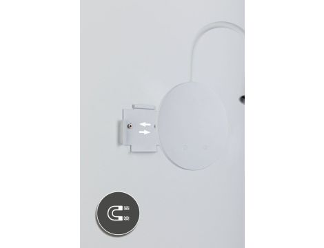 Mobilna lamapa ścienna MIORA LED DIM 0,7W + backlight 0,6W 2700K 78 + 82lm USB-C Aku biały / tworzywo sztuczne - 9