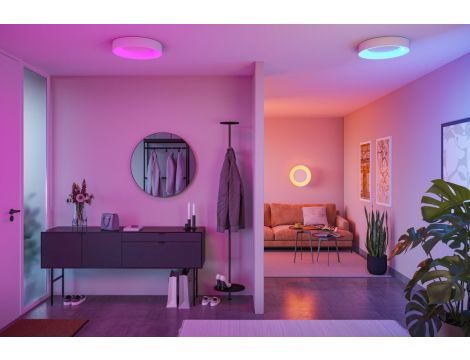 Plafoniera CASCA SH Zigbee RGBW DIM LED 20W 1750lm okrągła 400mm 2200 - 6500 K IP44 230V Biały mat / tworzywo sztuczne - 10