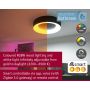 Plafoniera CASCA SH Zigbee RGBW DIM LED 20W 1750lm okrągła 400mm 2200 - 6500 K IP44 230V Czarny mat / tworzywo sztuczne - 13