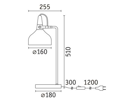 Lampa stołowa Neordic Juna max.20W E14 230V nugat / złoty / metal - 6