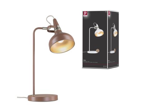 Lampa stołowa Neordic Juna max.20W E14 230V nugat / złoty / metal - 7