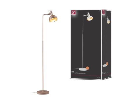 Lampa podłogowa Neordic Juna max.20W E14 DIM 230V nugat / złoty / metal - 8