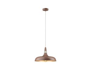 Lampa wisząca Neordic Juna 342mm max.20W E27 DIM 230V nugat / złoty / metal