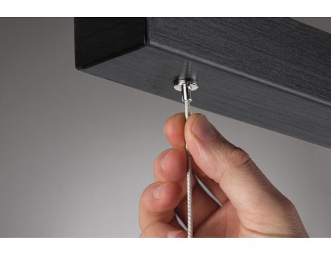 Lampa wisząca APTARE LED SH Zigbee RGBW DIM 2x16W 2x1920lm 2700-6500K 230V szczotkowana czerń / metal - 9