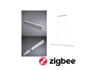 Lampa wisząca APTARE LED SH Zigbee RGBW DIM 2x16W 2x1920lm 2700-6500K 230V szczotkowane aluminium / metal