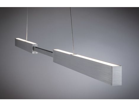 Lampa wisząca APTARE LED SH Zigbee RGBW DIM 2x16W 2x1920lm 2700-6500K 230V szczotkowane aluminium / metal - 5