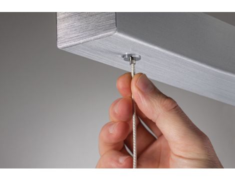 Lampa wisząca APTARE LED SH Zigbee RGBW DIM 2x16W 2x1920lm 2700-6500K 230V szczotkowane aluminium / metal - 7