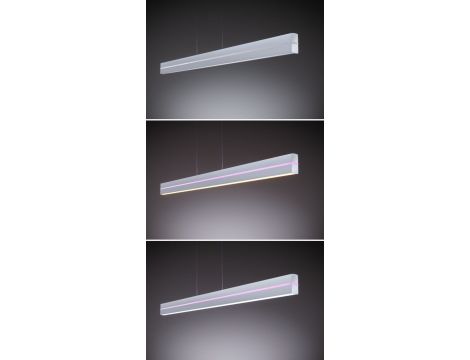 Lampa wisząca RAIKO LED RGBW DIM 1x19W 1x6W 2300+370lm 230V  /metal szczotkowane aluminium/ tworzywo - 5