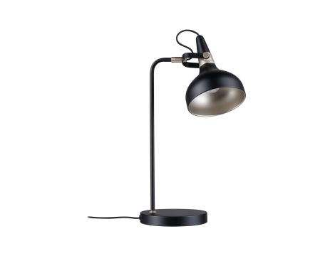 Lampa stołowa Neordic Juna max.20W E14 230V czarny mat / szampan / meta - 2