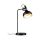 Lampa stołowa Neordic Juna max.20W E14 230V czarny mat / szampan / meta
