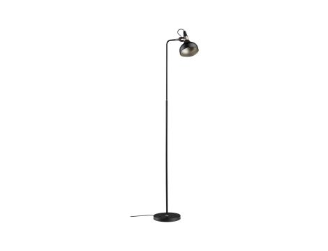 Lampa podłogowa Neordic Juna max.20W E14 DIM 230V czarny mat / szampan / metal - 5
