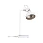 Lampa stołowa Neordic Juna max.20W E14 230V biały mat / szampan / metal - 9