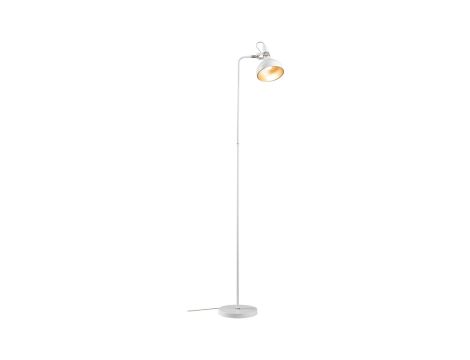 Lampa podłogowa Neordic Juna max.20W E14 DIM 230V biały mat / szampan / metal - 2
