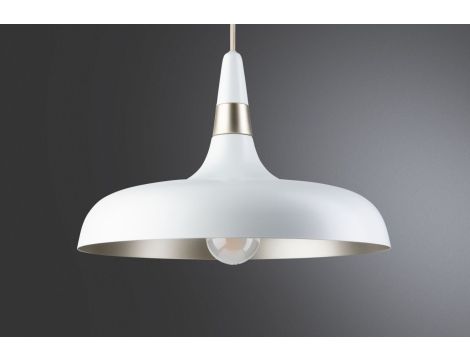 Lampa wisząca Neordic Juna 342mm max.20W E27 DIM 230V biały mat / szampan / metal - 3