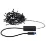 Łańcuch świetlny choinkowy YUNA Plug & Shine 7,4m 1,3W 3000K IP44 15lm 9szt/1m 24V czarny / tworzywo sztuczne - 5