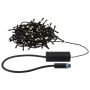 Łańcuch świetlny choinkowy YUNA Plug & Shine 12,4m 2.5W 3000K 30lm 9szt/1m IP44 24V czarny / tworzywo sztuczne - 2